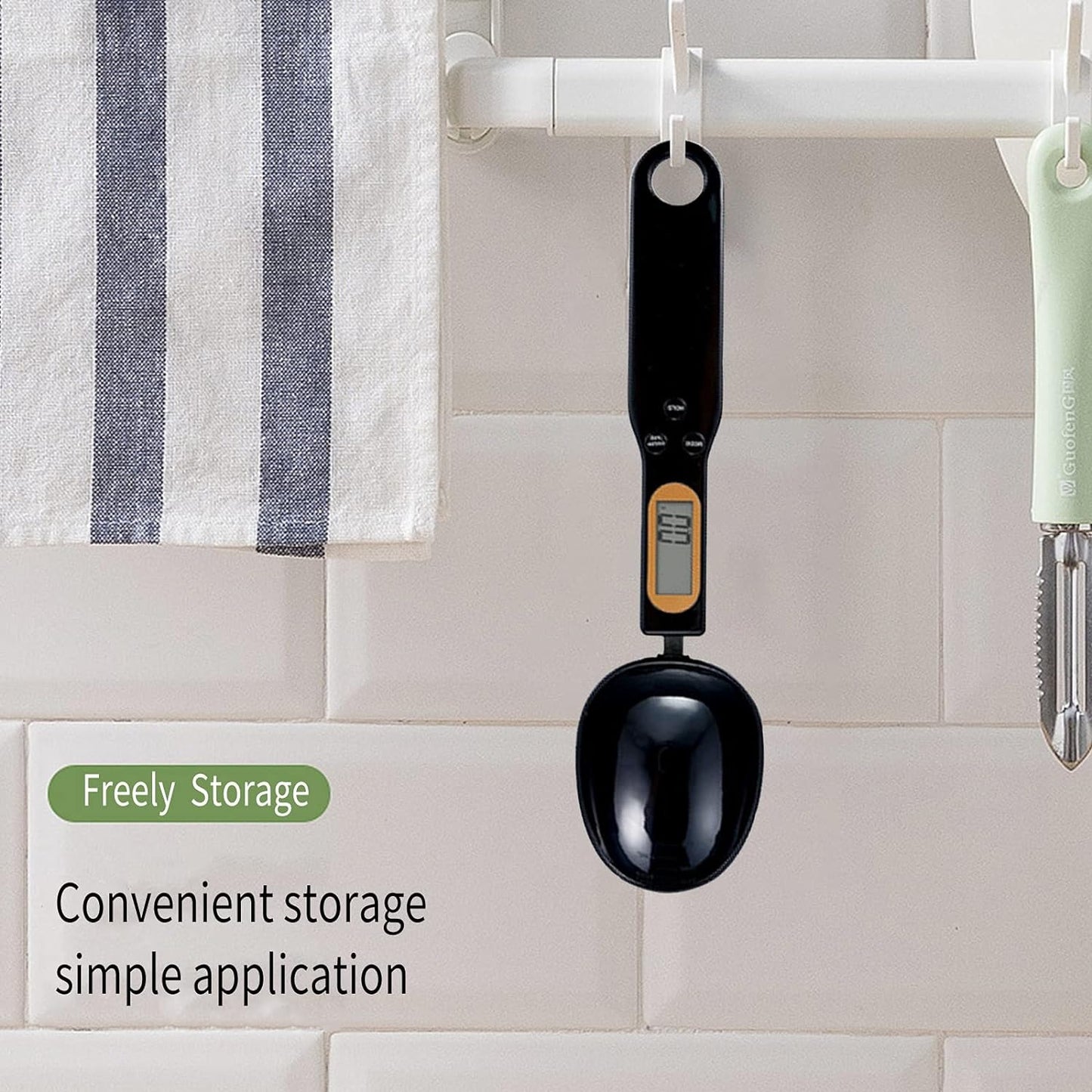 Digital Measuring Spoon | LCD Display Kitchen Scale Spoon | Accurate Weight Measurement for Cooking & Baking