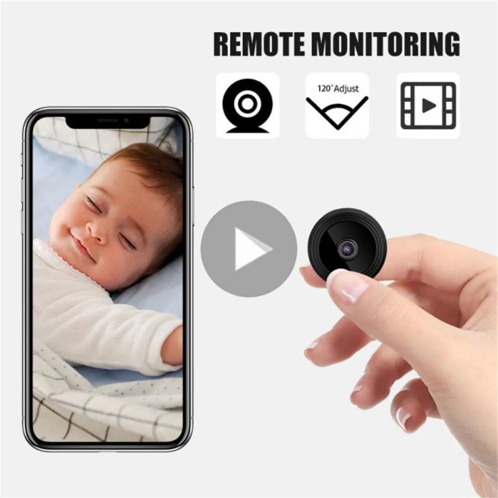 A9 Mini WiFi Camera | 1080P HD Wireless Security Camera | Night Vision | Motion Detection