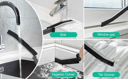 Powerful Gap Cleaning Brush – Pack of 2 Multi-Purpose Groove & Corner Cleaner for Kitchen & Bathroom