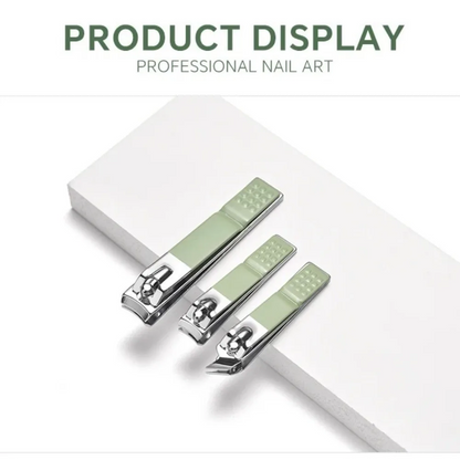 Professional 16pcs Manicure & Pedicure Grooming Kit – Stainless Steel Nail Clipper Set with Travel Case